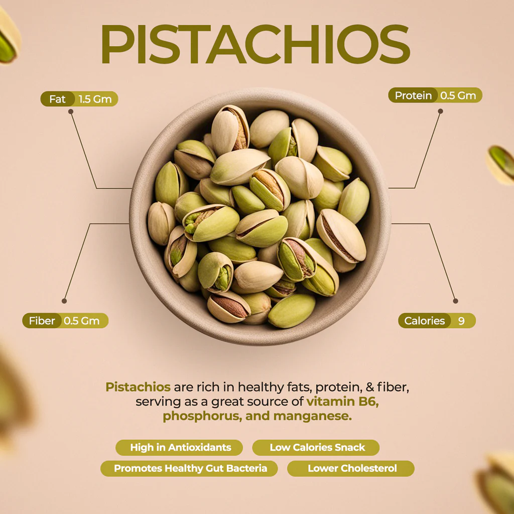 Pistachio With Shell Unsalted (250g)